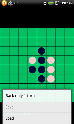 Reversi with conversation APP (Othello for two people)